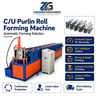 C Purlin Roll Forming Machine
